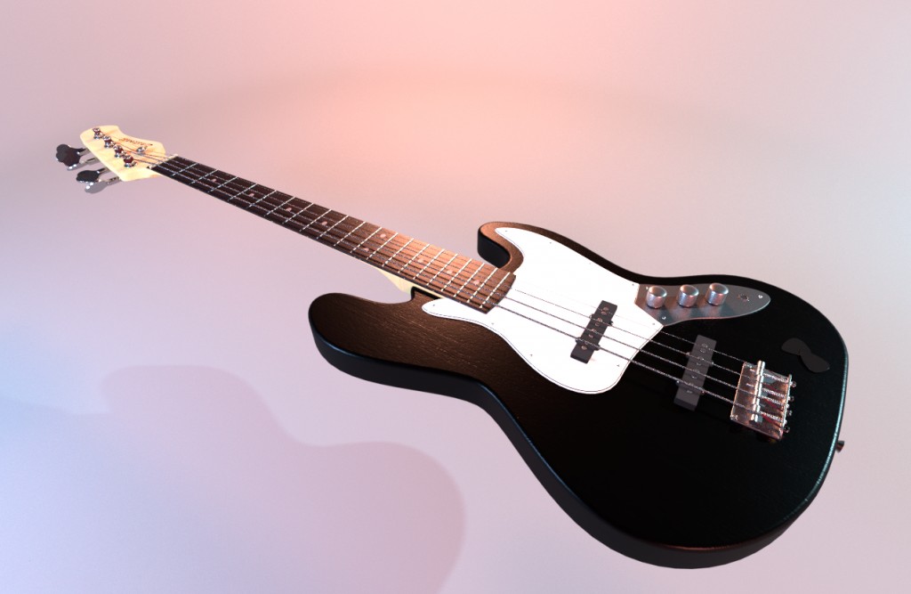 Eastcoast Bass Guitar [High Poly] preview image 5